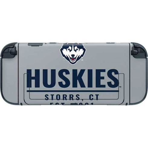 University of Connecticut Huskies Est 1881 Nintendo Switch 2 (2025) with Joy-Con Skin